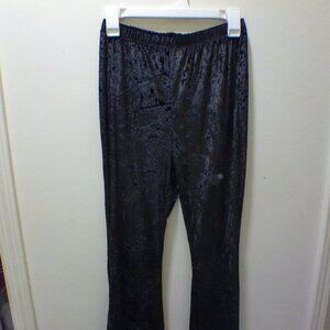 Velvet flare leggings high waisted
